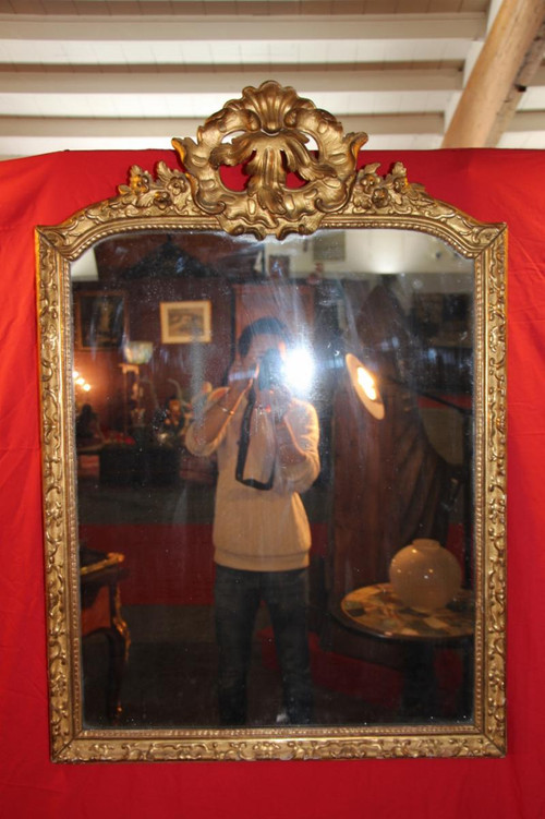 Goldener Holzspiegel aus der Regency-Zeit