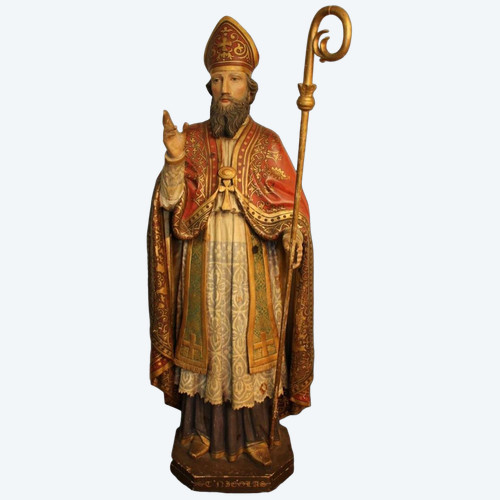 Grand St Nicolas En Bois XIX Eme