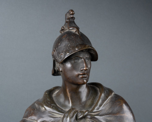 Allégorie du Devoir, bronze d’après Émile Picault, dernier quart du XIXe siècle