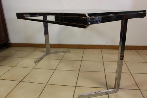 Table De Salon Nickelé Année 70