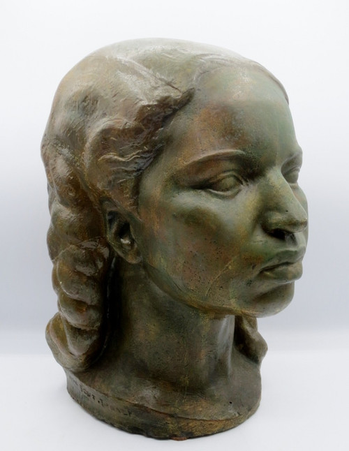 Giovane ragazza africana di Georges Halbout.