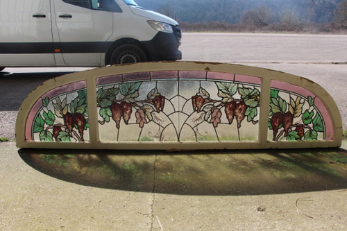 Triple Layer Acid Etched Stained Glass Set, Gruber