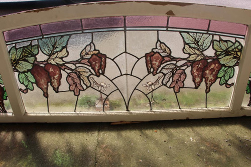 Triple Layer Acid Etched Stained Glass Set, Gruber