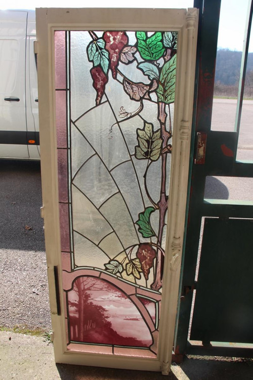 Triple Layer Acid Etched Stained Glass Set, Gruber