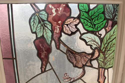 Triple Layer Acid Etched Stained Glass Set, Gruber