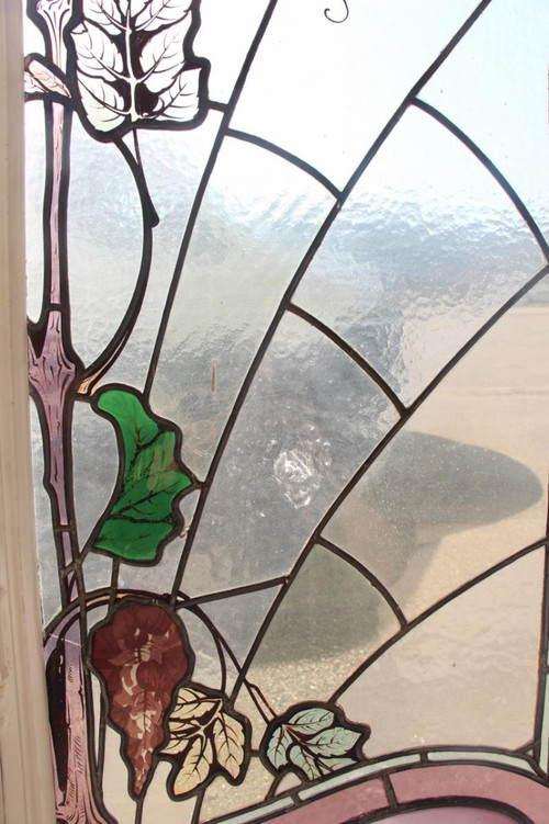 Triple Layer Acid Etched Stained Glass Set, Gruber