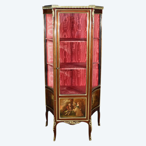 Vitrine en Acajou, style Transition Louis XV Louis XVI – 1re partie XXe