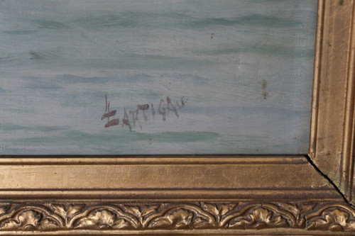 Large Painting By Louis Lartigau