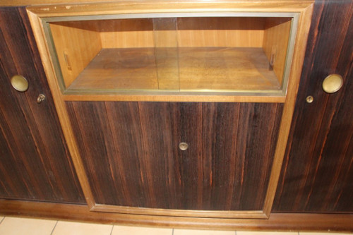 Art Deco Macassar sideboard attributed to auguste vallin
