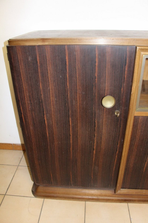 Art Deco Macassar sideboard attributed to auguste vallin