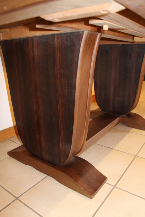 Art Deco Macassar Ebony Table