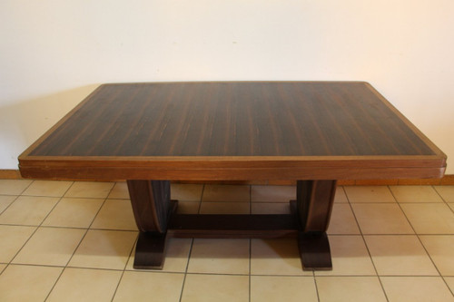 Art Deco Macassar Ebony Table