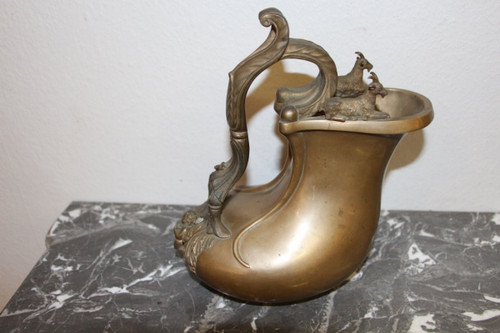 Caffettiera Askos in bronzo XIX sec.