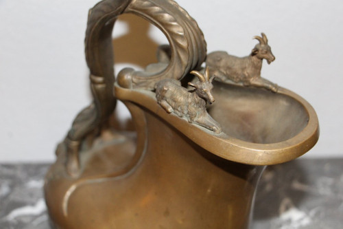Caffettiera Askos in bronzo XIX sec.
