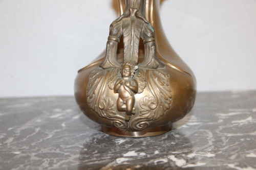 Caffettiera Askos in bronzo XIX sec.