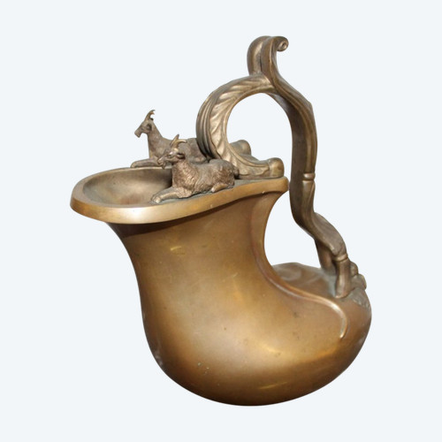 Caffettiera Askos in bronzo XIX sec.