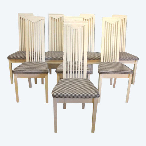 Series Of Eight Mackintosh Style Chairs