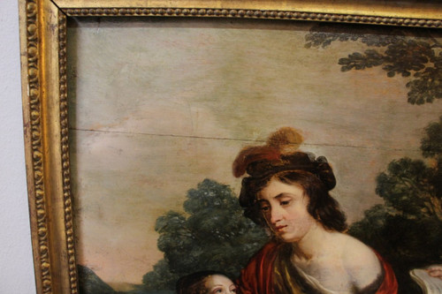 Pittura di scuola olandese intorno al 1640, entourage di jan van bijlert
