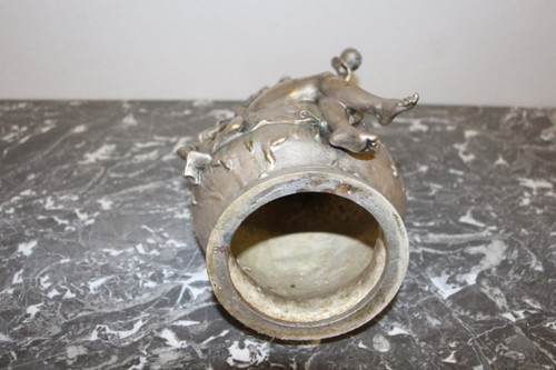 Bronze Silver Art Nouveau De Ferville Suan