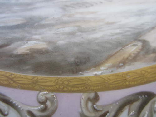 Platter Au Bateau XIX Eme