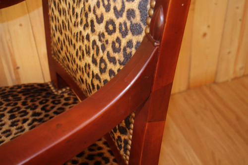 Fauteuil époque empire En Acajou
