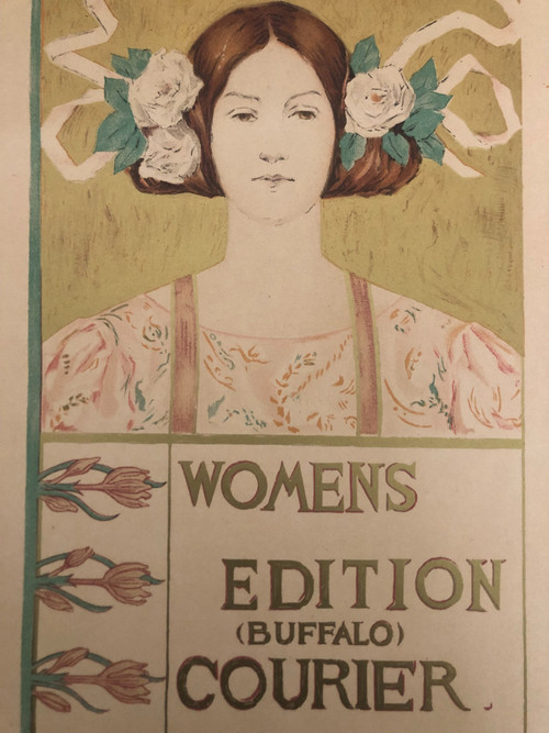 Affiche Woman edition Buffalo courier Maitres de l'affiche 1897