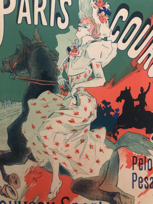 Original plate n°61 from the Les Maîtres de l'Affiche collection printed in lithography in 1897