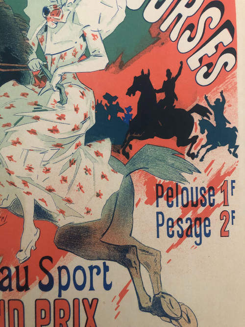 Original plate n°61 from the Les Maîtres de l'Affiche collection printed in lithography in 1897