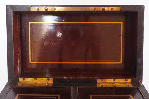 Vervelle Aîné: portavivande in intarsio di Boulle, XIX secolo, 1840-1850 ca.