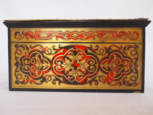 Vervelle Aîné: portavivande in intarsio di Boulle, XIX secolo, 1840-1850 ca.