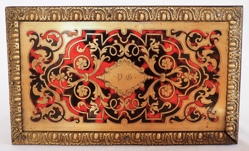 Vervelle Aîné: portavivande in intarsio di Boulle, XIX secolo, 1840-1850 ca.