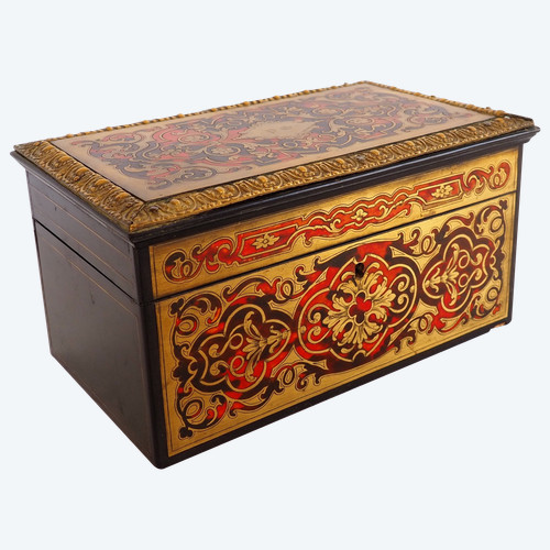 Vervelle Aîné: portavivande in intarsio di Boulle, XIX secolo, 1840-1850 ca.