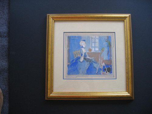Chéri Hérouard 4 gouaches 
