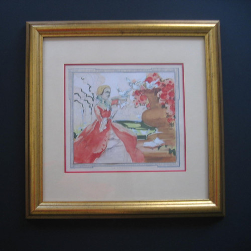 Chéri Hérouard 4 gouaches 