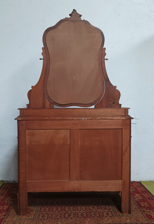 Frisierkommode Louis XV aus Nussbaumholz
