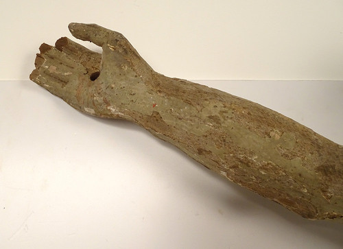 Large Statue of Christ Crucifix Cross Polychrome Wood Carved 94cm 17th century