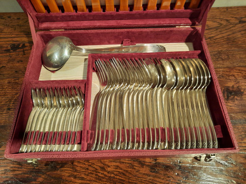 Twentieth century silver-plated household set, Circa 1930.