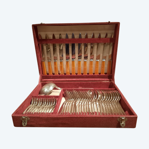 Twentieth century silver-plated household set, Circa 1930.