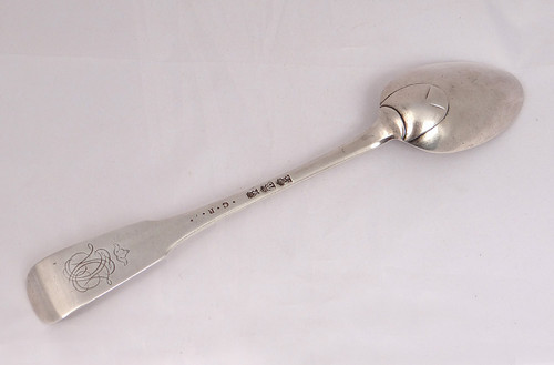 Cuillère à Ragoût Argent Massif Fermiers Généraux Bayonne 190gr XVIIIème