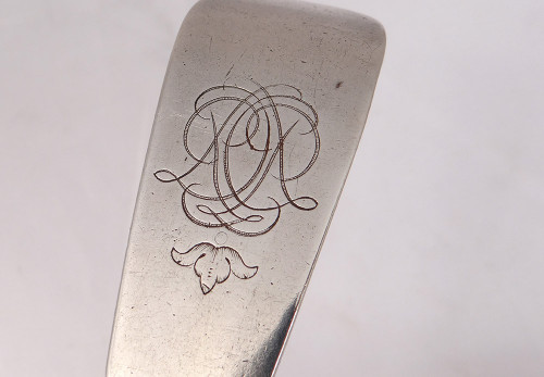 Cuillère à Ragoût Argent Massif Fermiers Généraux Bayonne 190gr XVIIIème