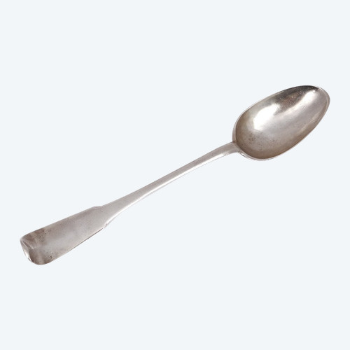Cuillère à Ragoût Argent Massif Fermiers Généraux Bayonne 190gr XVIIIème
