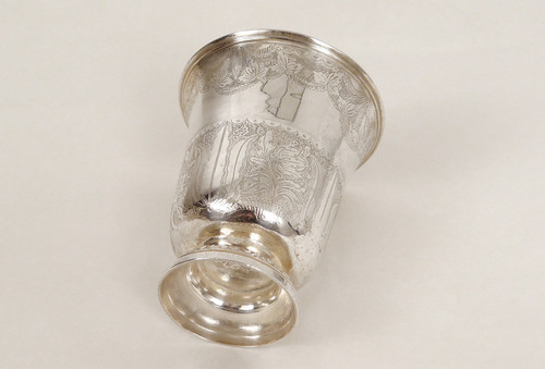 Piedouche in argento Fermiers Généraux Orléans Martin Lumière 135gr 18è