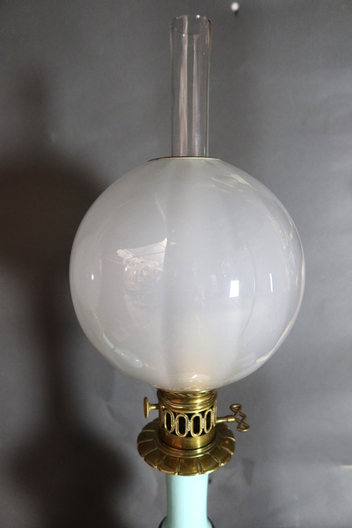 Coppia di lampade in porcellana XIX