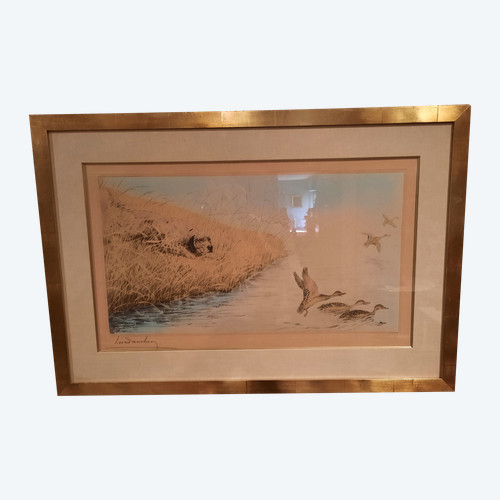 Engraving signed Léon Danchin.