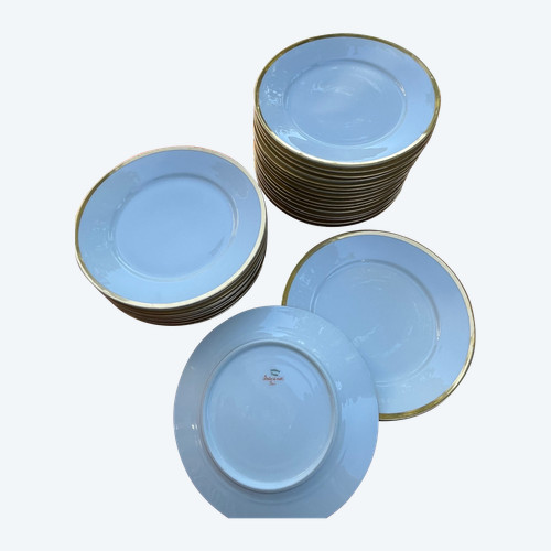 30 Haviland plates for the Escalier de Cristal
