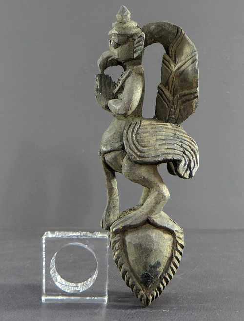 Burma, Mid-20th Century, Carved Garuda Loom Pulley.