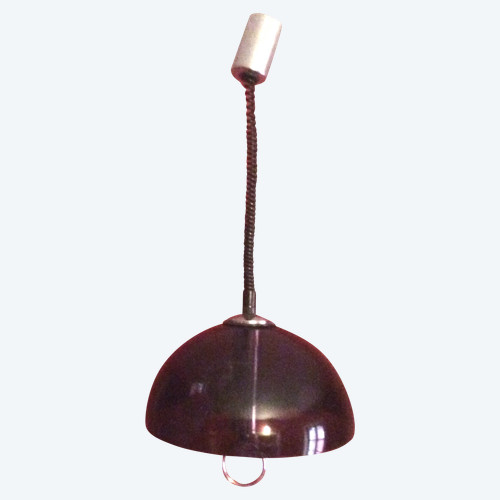 Lustre Suspension Vintage Moderniste OVNI PLEXIGAS Design 1970