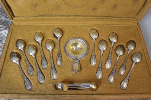 Massive Silver Tea Service About 1900