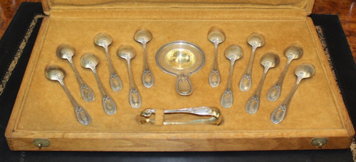 Massive Silver Tea Service About 1900