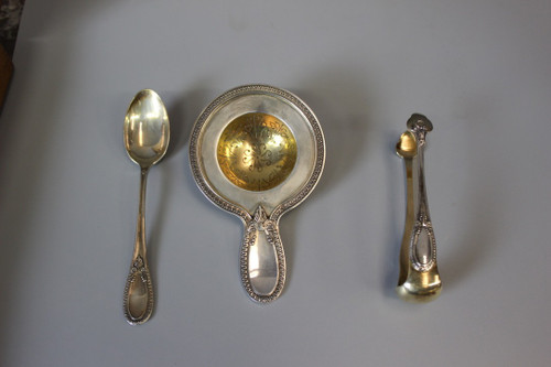 Massive Silver Tea Service About 1900